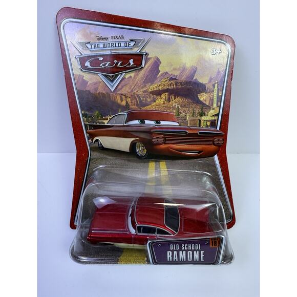 NIB Disney Pixar The World Of Cars #18 Old School Ramone 1:55 Diecast Car Mattel - Picture 1 of 8